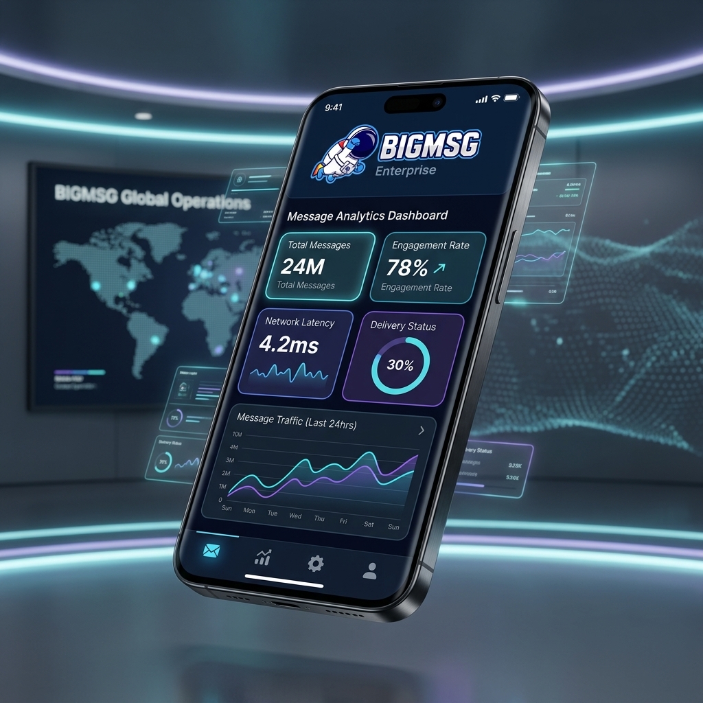 Tampilan Aplikasi Mobile BIGMSG APK Download Android
